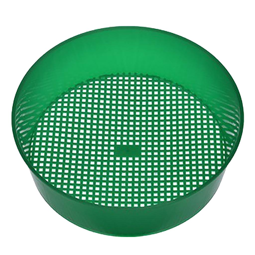 Plastic Garden Soil Sieve Lightweight Plastic Gardening Rock Compost Sifter for Sand Rocks Dirt Comp