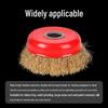 Bowl-Shaped Steel Wire Wheel Brush for Angle Grinder - Rust Removal & Polishing