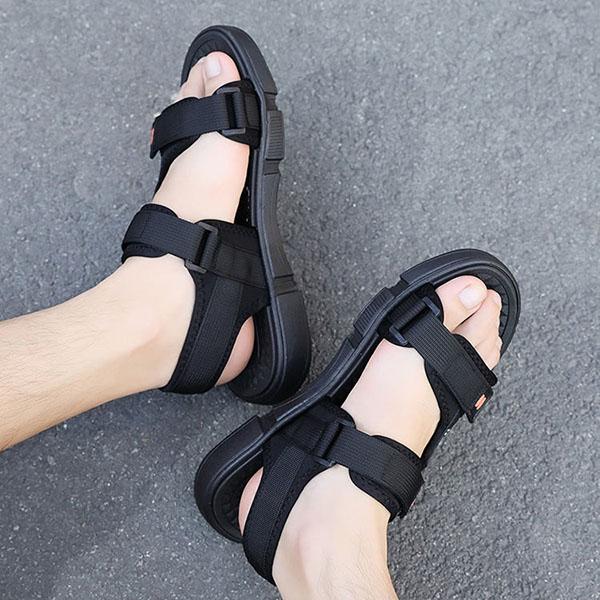 Summer Men's Sandals Large Size Casual Non-slip Beach Driving Cool Shoes Soft Sole Flat Sports Slippers