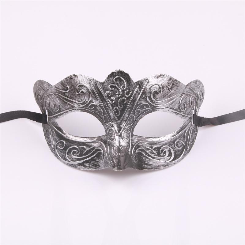 Antique Half-Face Greek Roman Jazz Mask for Men and Women