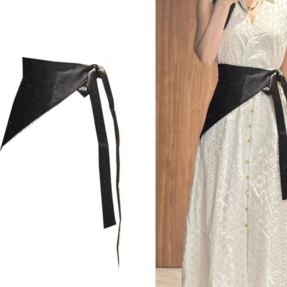 Bohemian Floral Triangular Belt Ethnic Decorative Skirt New Hip Scarf  Casual Wear