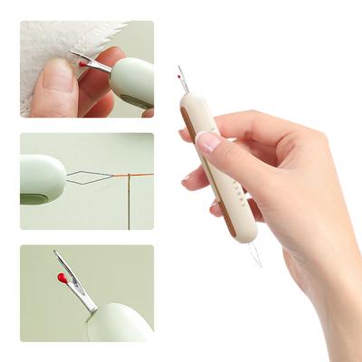 Seam Ripper Threading and Seam Remover 2 In 1 Seam Thread Remover Multifunctional Compact for Sewing Crafting Knitting