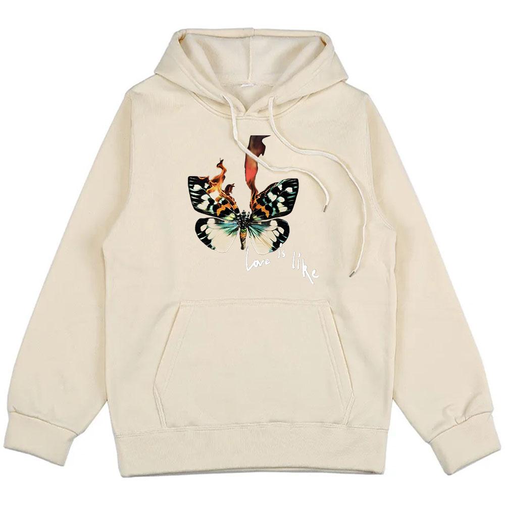Love Is Like Hoodies Men Women Clothing Album Graphic Printing Sudaderas Hooded Long Sleeve Male Pullovers