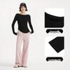 Hotwind Women's Spring 2026 Cowl Neck Long-Sleeve T-Shirt