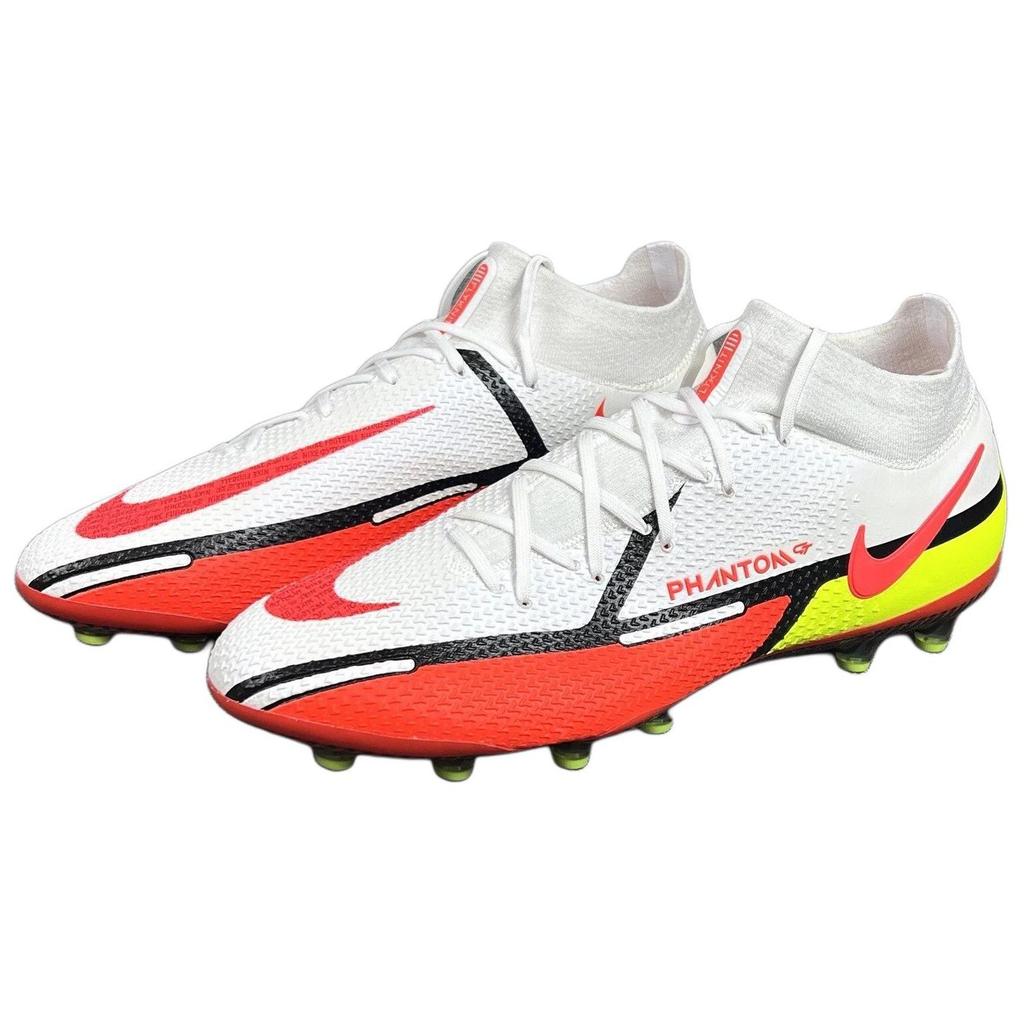 Nike Phantom GT2 Elite DF AG-Pro Comfortable AG (Rubber Short Studs) Non-Slip Durable Soccer Shoes Men Soccer Shoes White Red DC0749-168