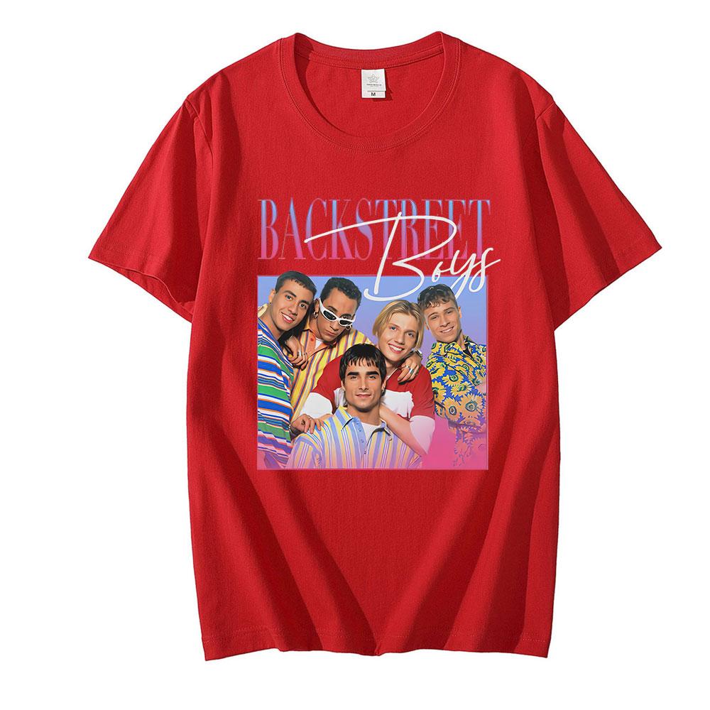 

Backstreet Boys TShirt Unisex 90s Vintage Tee Shirt Boy Band Unisexs Womens Throwback Homage TShirts Funny Hip Hop Streetwear S