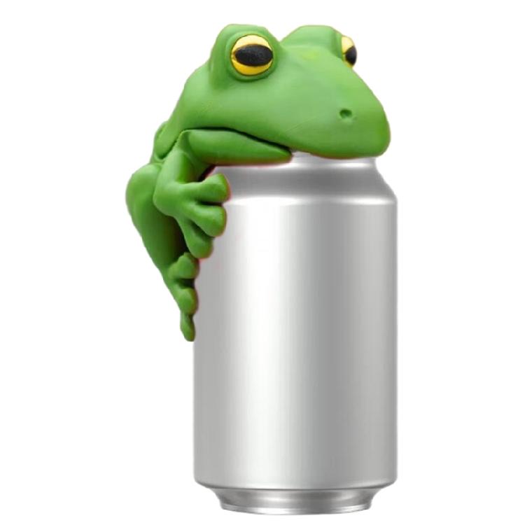 Funny Frogs Statue Drink Lid Decorative Waterproof Can Cover For Sodas Beers Party Decoration Supplies Summer Essential