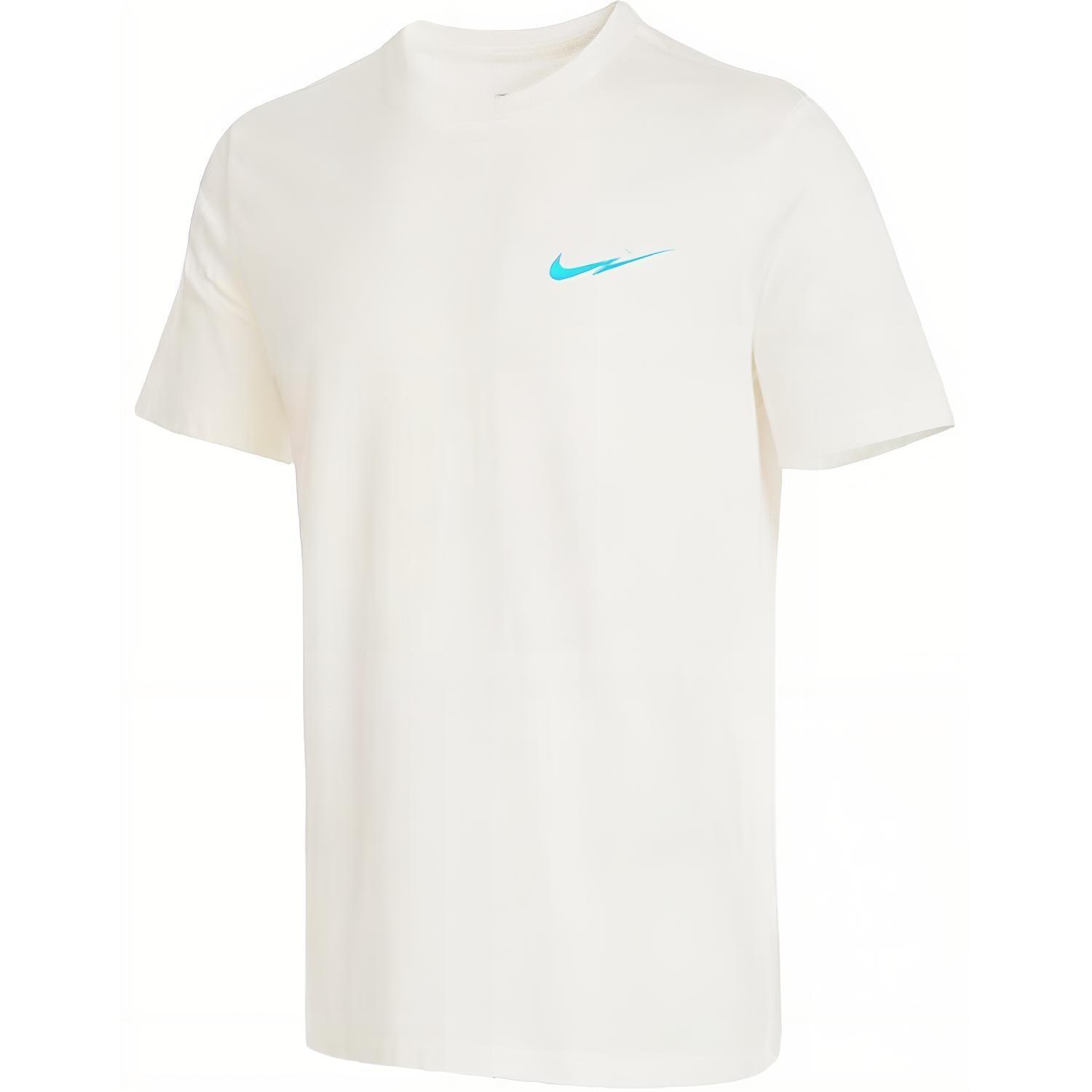 Nike Sportswear Swoosh T-Shirt Asia Sizing Sail Men s FZ5418-133 M