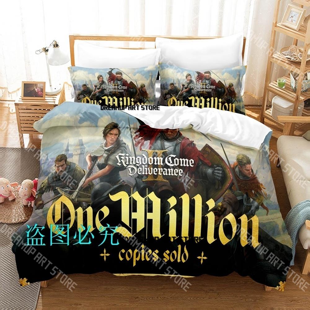 Módní povlak na peřinu Kingdom Come Deliverance II Jednolůžko Twin Full Queen King Velikost Sada povlečení Dětský pokoj Sada povlaků na peřinu