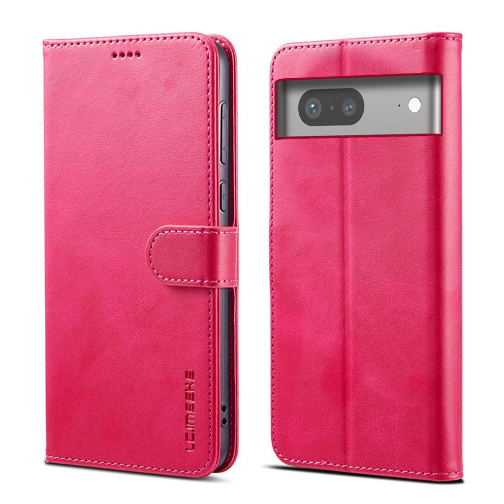 PU Leather Flip Wallet Phone Case for Google Pixel 7 Shockproof TPU Inner Cover