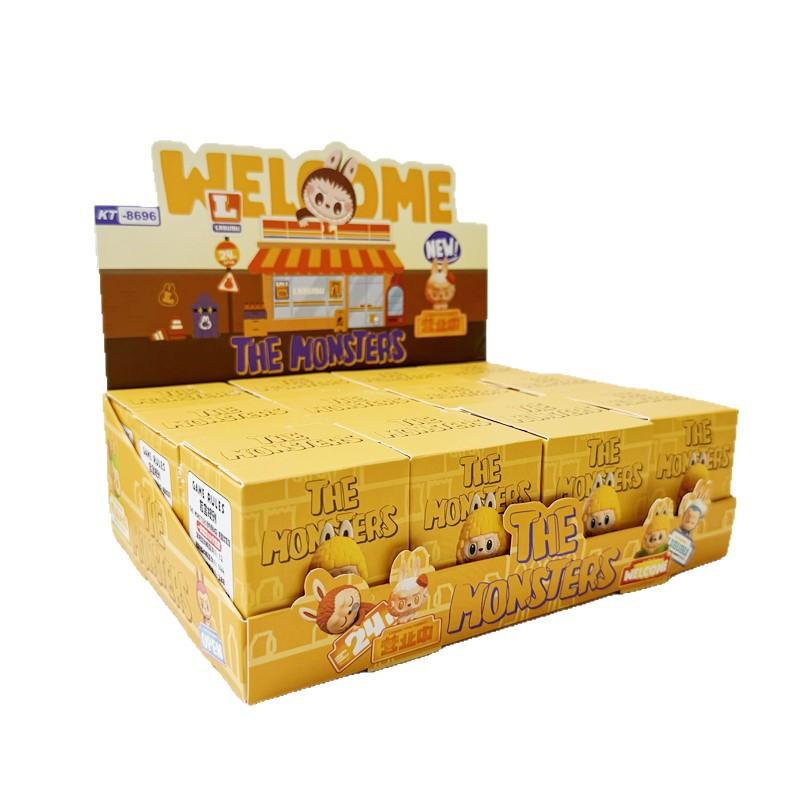 Ein Set aus 12 Blind Box Auto-Display-Bildschirm-Ornamenten, Mittelkonsole, Auto-Cartoon, Seltsamer Geruch, Kiosk, Canvas-Innenausstattung