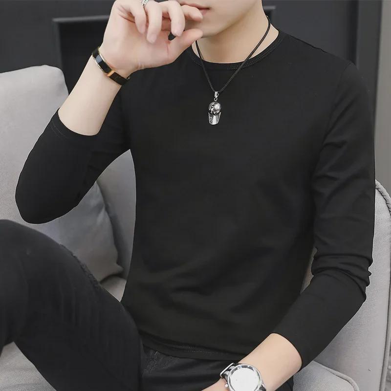 Men's Long-Sleeve V-Neck T-Shirt - New for Autumn/Winter 2023 in White