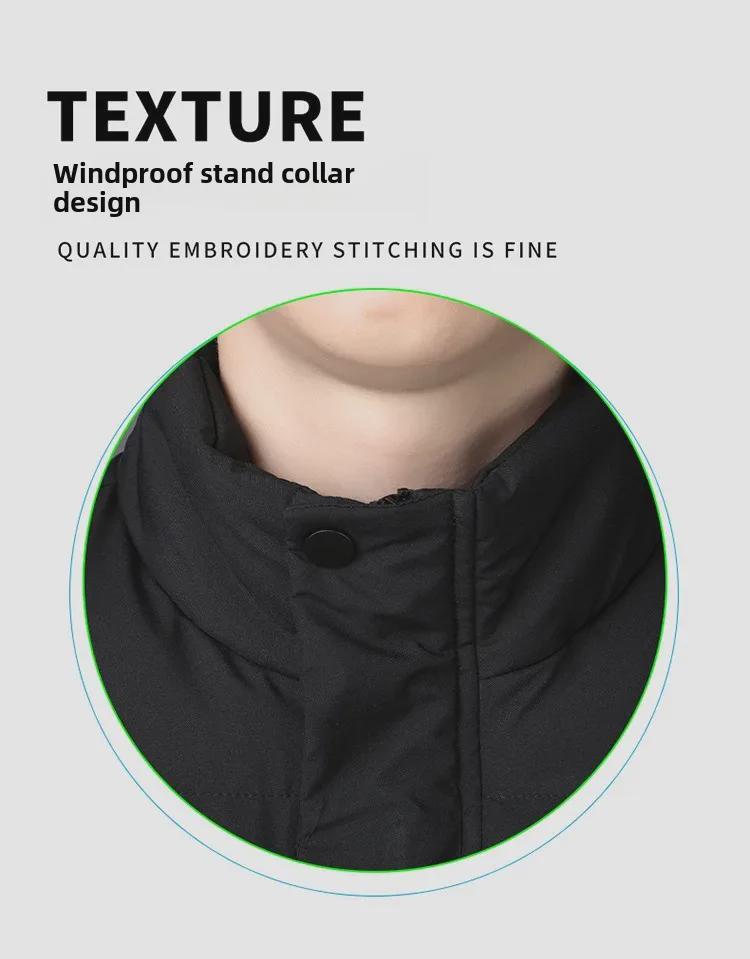 2022 Men's Thick Winter Cotton Coat - Casual Style, Large Size