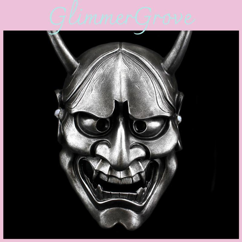 Japanese Prajna Mask Halloween Costume Prop Horror Mask For Party Cosplay And
