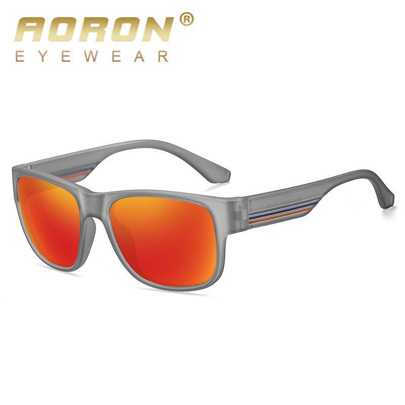 aoron Colorful Polarized Sunglasses Sport Fishing Driving Running Sunglasses UV400 Anti Glare Eyewear for Men Women