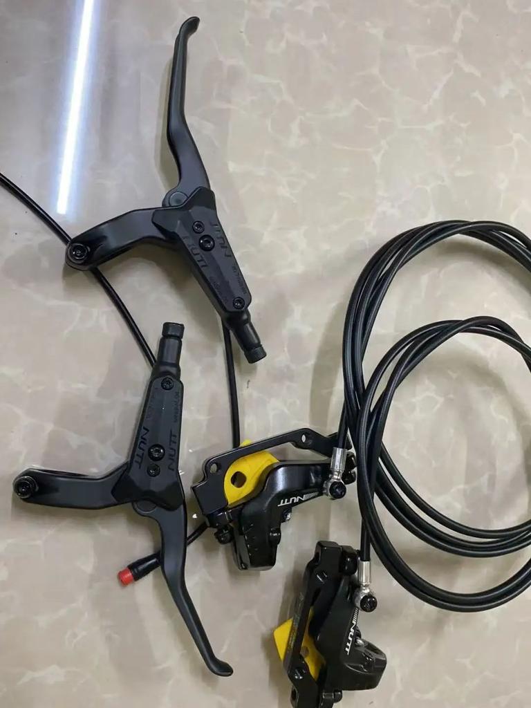 NUTT Y-5 4pístkové hydraulické kotoučové brzdy pro elektrickou koloběžku 140 160 180 Rotor Pro A5-D KUGOO Zero Dualtron Kaabo Mantis