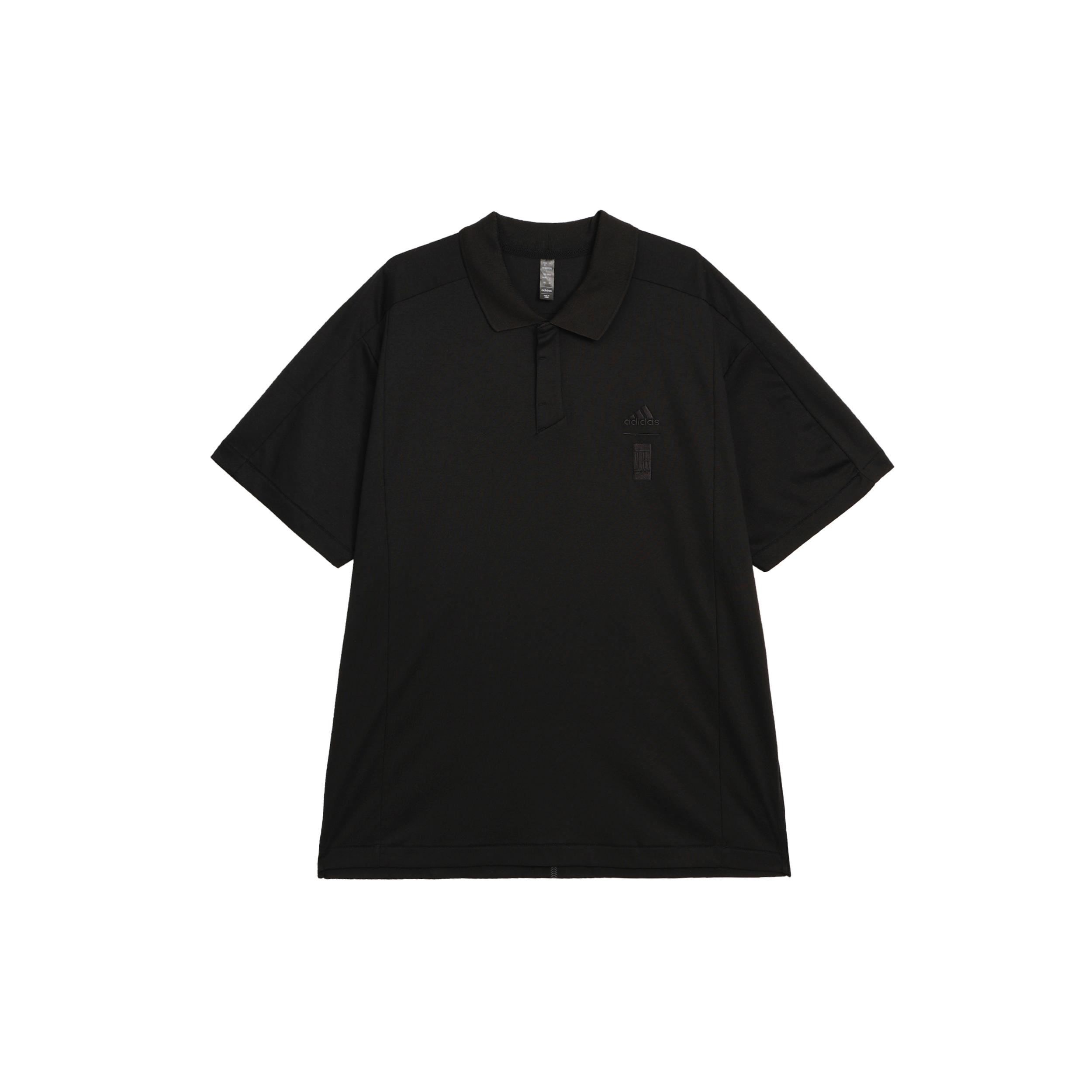 

New Adidas Polo Shirts Men Black JE6665 XL