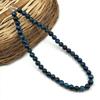 8mm Natural Blue Star Tiger Eye Gemstone Round Beads Jewelry Handmade Partywear Beads Necklace 17-20" For Her 8BN-49
