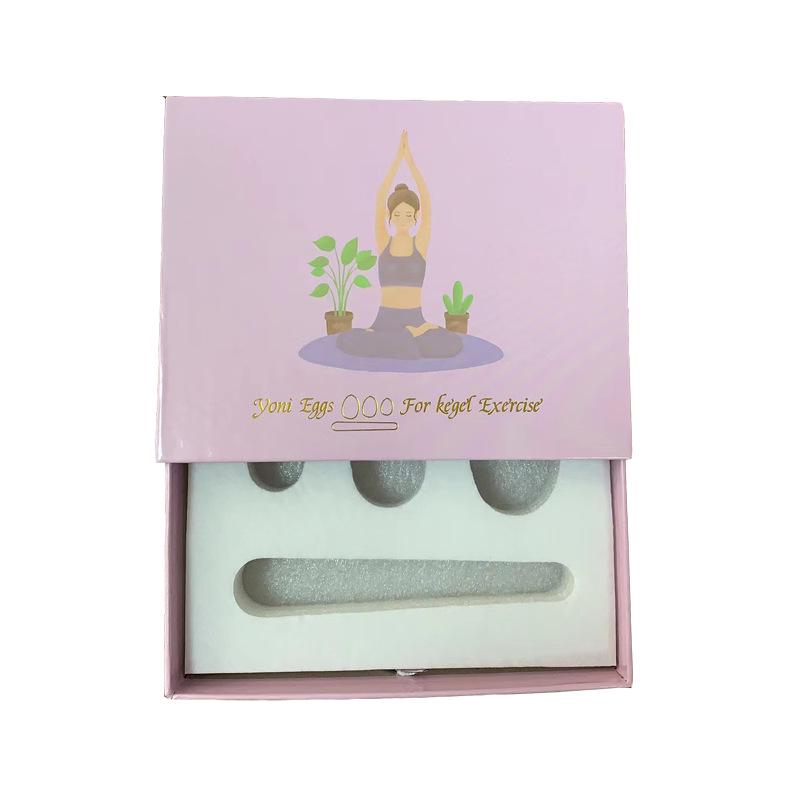 

Набор яиц йони из розового кварца: Кристальный Камень Яйцевидный Послеродовое Восстановление и Массаж Натуральный Нефрит Подарочная Коробка из Четырех Предметов