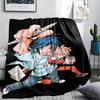 1PC Bakuman Print Flannel Blanket, High quality All Seasons, Home Decor, Warmth and Comfort, Perfect for Christmas Gifts