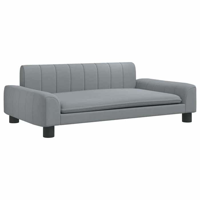 Lit pour chien - VIDAXL - 90x53x30 cm - Gris clair - Intérieur - Rectangulaire