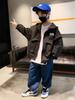 Boys' 2026 Spring Hooded Windbreaker Jacket - Trendy and Casual Sportswear for Medium to Large Kids