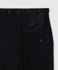Musinsa Standard Relaxed Tapered Hidden Banding Crop Slacks [Black]