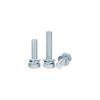 Grade 8.8 Galvanized Hex Bolt Set: Includes Hex Bolt, Spring Washer, Flat Washer (Sizes: M4, M5, M6, M8, M10, M12)