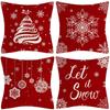 Christmas Pillowcase Combination Multi-patterned Cushion Party Festive Sofa Living Room Pillowcase Pillowcase