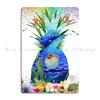 Tropical Vibes Puffer Fish Gabivitryart Metal Plaque Poster Club Bar Garage Cinema Design Bar Cave Tin Sign Poster