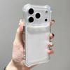 Luxury Shockproof Transparent Phone Case For iPhone 17 Pro 16 15 14 13 12 11 17 Pro Max Plus Air Clear Soft Bumper Cases Cover