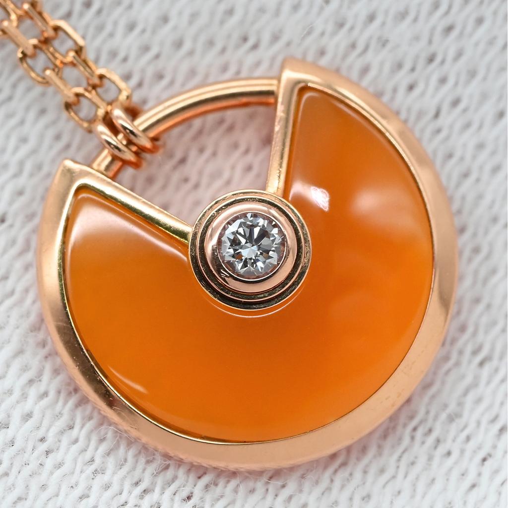 Cartier Amulet De Cartier XSNecklace 18K Pink Gold/diamond Array
