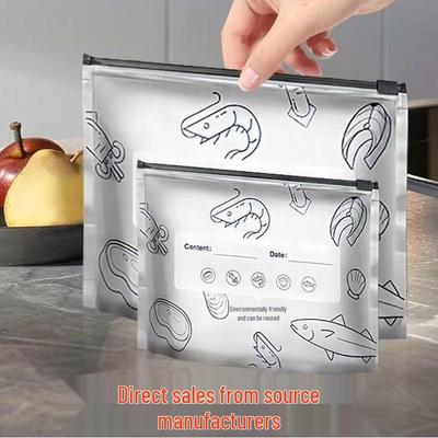 Thick Frosted Food-Grade Aluminum Foil Zipper Bag with Self-Seal for Freshness