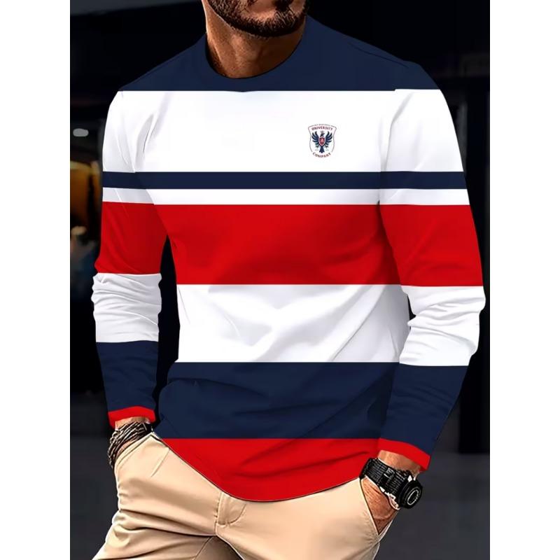 Men's Digital 3D Printed Round-neck Loose-Tee Shirt