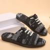 New Comfortable Lightweight Slippers for Womens Shoe Summer Round Head Open Toe Denim Slip-On Indoor Outdoor Flat Casual Sandal