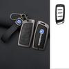 Zinc Alloy Leather Car Remote Key Case Cover Shell Fob For Changan Hunter F70 Cs35 Cs75 Plus Cs85 Coupe Cs95 Protector Keychain