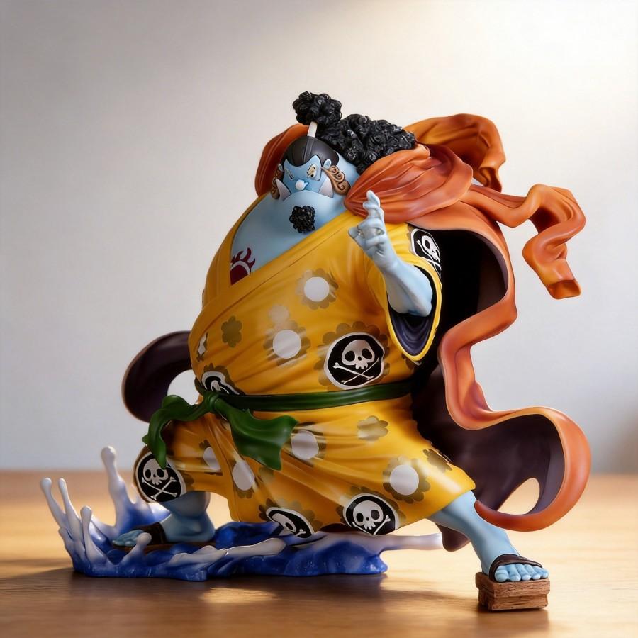 Homeland Version One Piece POP Jinbe Shichibukai Sea Knight Merman Anime Figure Collectible Decoration 25cm