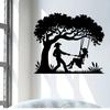 1pc Romantic Cowboy Swing Metal Wall Art, Weather Resistant Iron Sculpture for Valentine Wedding Western Garden Fence Outdoor Indoor Decor