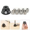 Aluminum Hole Puncher Locator Jig Centering Drill Guide 3-10mm Hinged Hole Opener Woodworking Tools Puncher Accessories