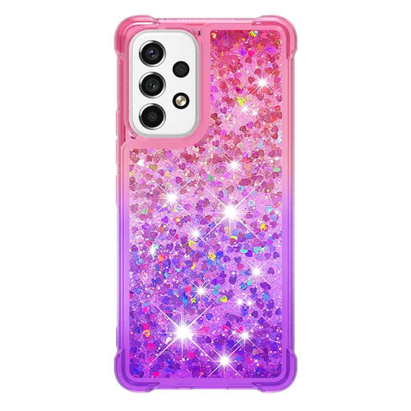 

Блестящий чехол с жидкими блестками и зыбучим песком для Samsung Galaxy A53 A13 A23 A33 A73 5G A03s Чехол Мультяшный животный противоударный чехол Samsung A33 5G