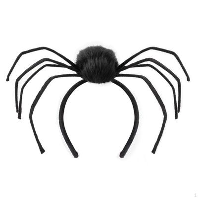Spider Headband Halloween Hairband Black Costume Headwear for Adults, Cosplayers, Cosplay,