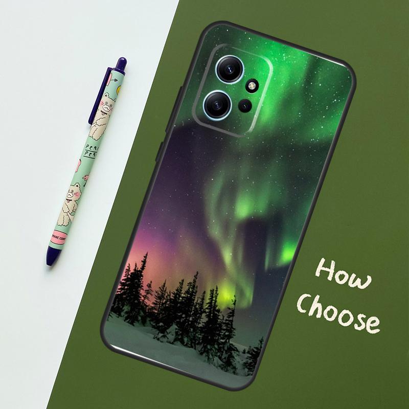 Northern Lights Case For Xiaomi Redmi Note 13 11 9 10 12 14 Pro 11S Cover For Redmi 15 14C 10C 13C 12C 15C