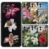 Phone Case For Xiaomi Mi 15 14 13 12 11 Lite 14T 13T 12T 11T Pro Poco X7 X6 X5 X3 Pro F6 F5 F4 Cover Realistic Lily Flower Print
