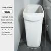 Nordic Style Corner Storage Trash Can - Lidless, Multifunctional, Press Ring Type