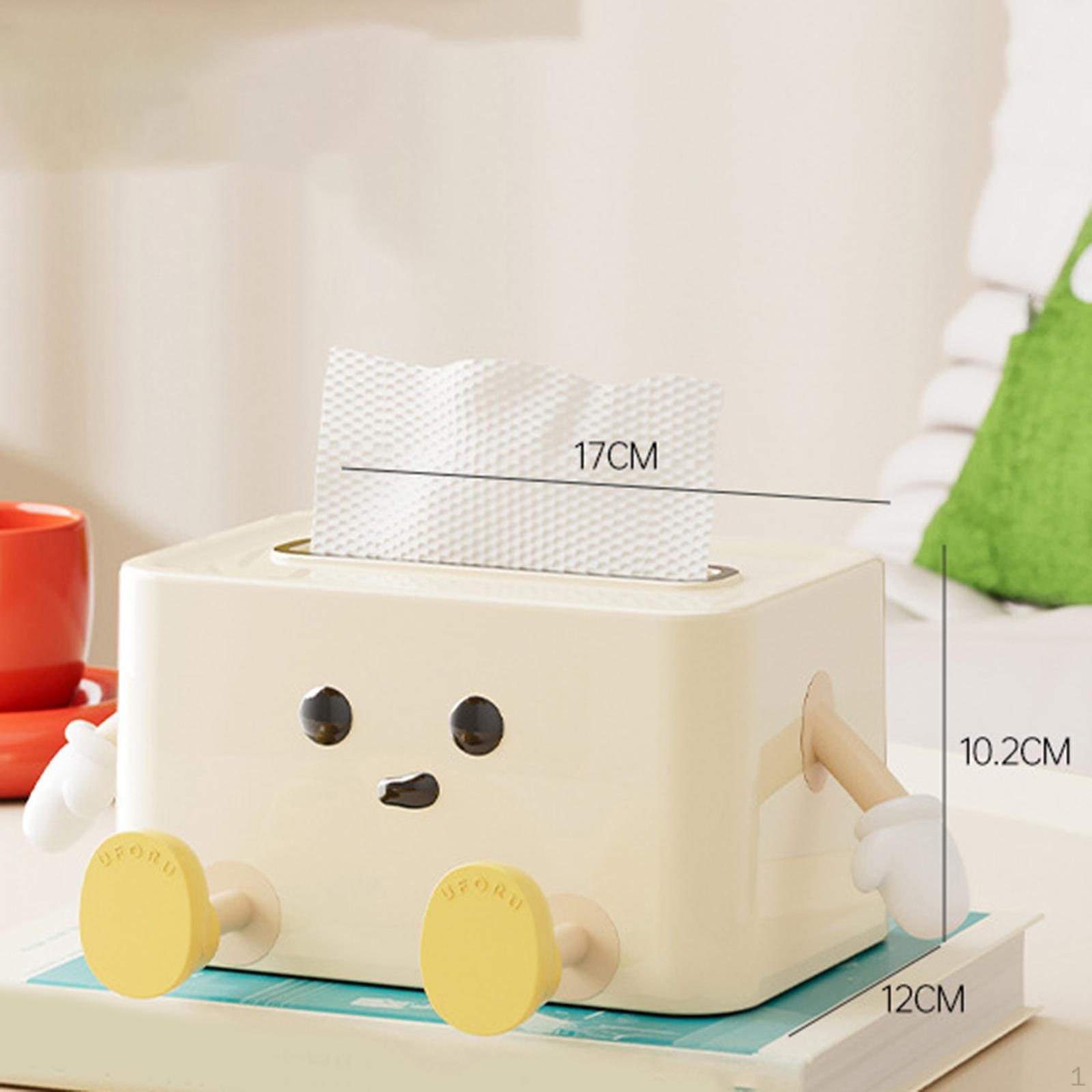 

Чехол для коробки с салфетками в мультяшном стиле для гостиной и автомобиля Sitting