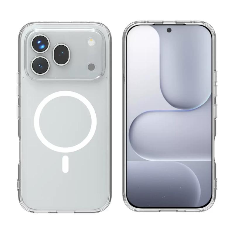 Magnetic Case For Honor 600 Pro Case Fashion For MagSafe Matte Transparent Acrylic Phone Cover Shockproof Bumper