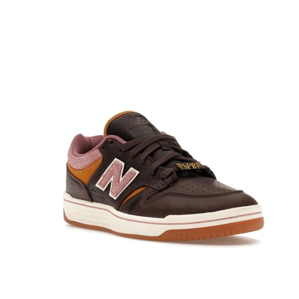 303 Boards x Jeremy Fish x New Balance Numeric 480 Silly Pink Bunnies Men Sneakers Brown NM480FXT