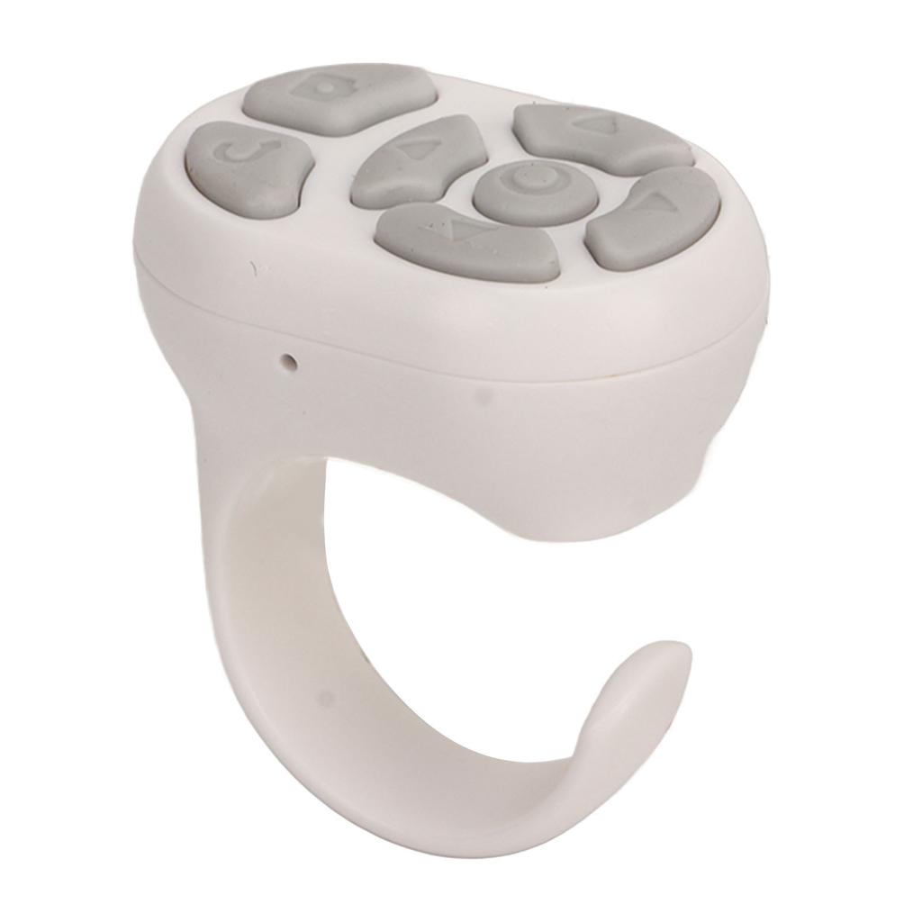 Remote Control Scrolling APP Page Turner Camera Remote Shutter Selfie Button with Charging Case for Cell Phone
