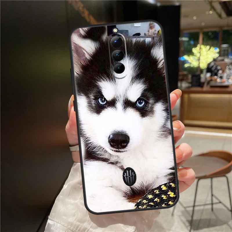 Animal Husky Puppy Case For ZTE Nubia Red Magic 10S 9S 8S 10 9 8 11 Pro Plus 6 7 6S 7S For RedMagic 10 Air Cover