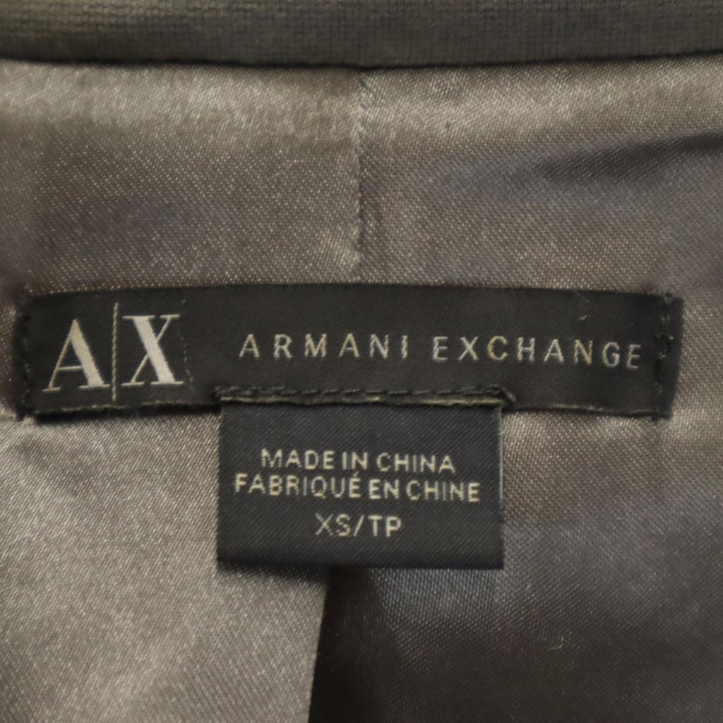 Armani Exchange Tailored Jacket XS Gray Stretch Women Used